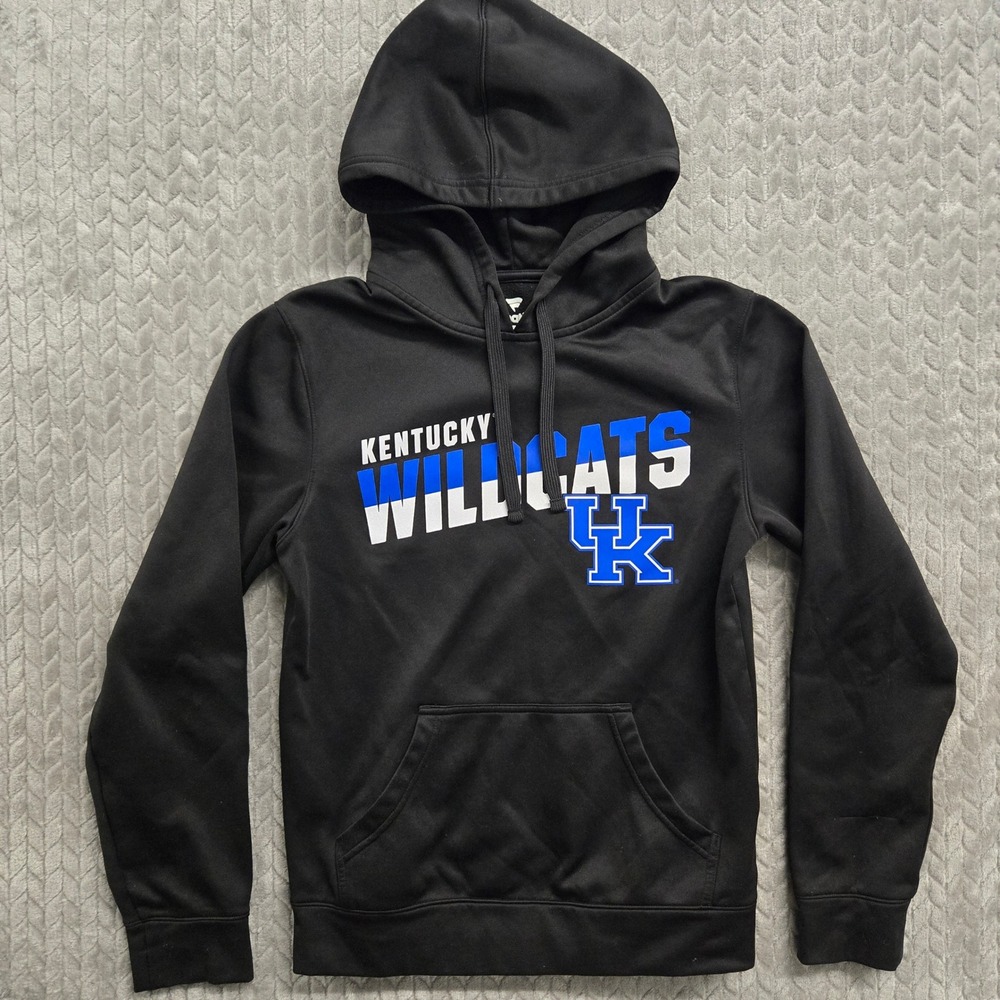 Fanatics Kentucky Wildcats‎ UK Hoodie Black Small Mens Pullover Athletic